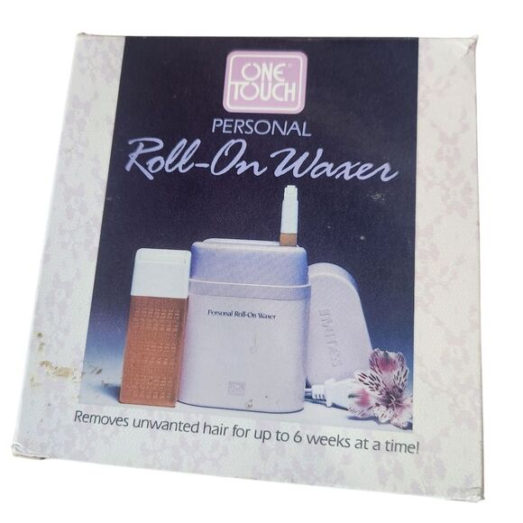 Vintage One Touch Roll On Waxer with 4 Refills Personal Legs Arms Face Body - Picture 11 of 11